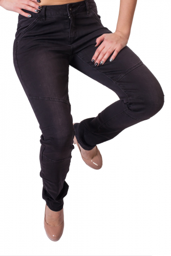 Черные женские джинсы Lpb с эффектом наколенников. Сочетаются и с теплыми свитерами, и со струящимися топами №131 ОСТАТКИ СЛАДКИ!!!!