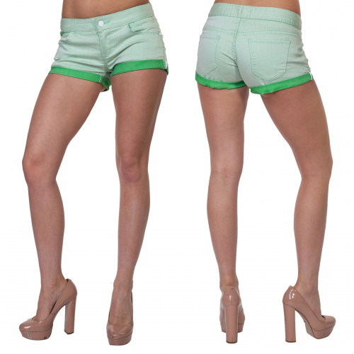Пляжно-городские женские шорты SEMIR Jeans. Смотрятся эффектно и креативно с любым верхом №5002