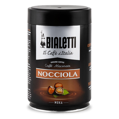Кофе молотый Bialetti MOKA NOCCIOLA HAZELNUT 250г (8) ж/б