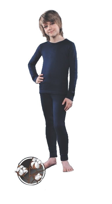 Рубашка с дл.рукавом детская GUAHOO Comfort Middle 282А-NV