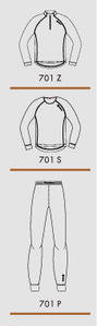Лосины GUAHOO Fleece Basic 701 P/DVT