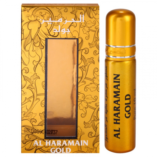 Духи натуральные масляные AL HARAMAIN  GOLD / Аль-харамайн золото/ жен / 10мл / ОАЭ/ Al Haramain
