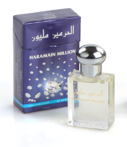Духи натуральные масляные HARAMAIN MILLION / Харамайн миллион /15 мл / ОАЭ/ Al Haramain