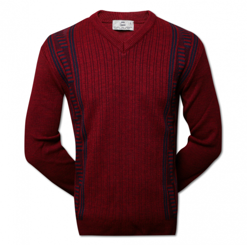 Классический пуловер 3XL-4XL (1409)