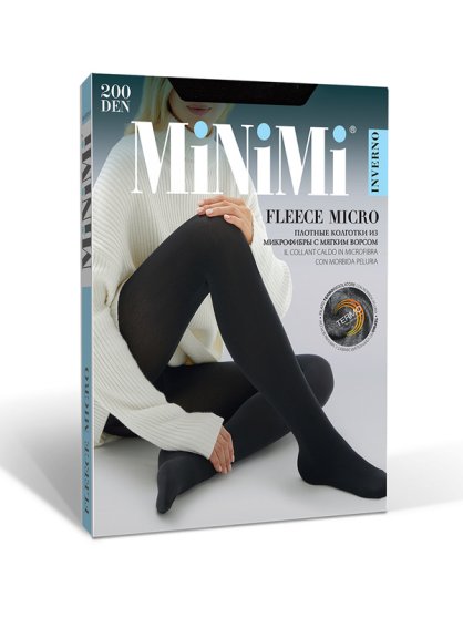 Колготки теплые, Minimi, Fleece Micro 200 оптом