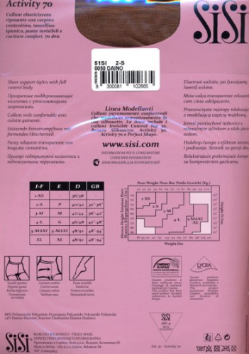 Колготки корректирующие, SiSi, Activity 70 оптом