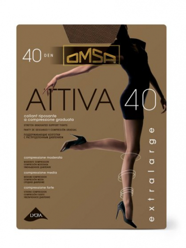 Колготки классические, Omsa, Attiva 40 XXL оптом