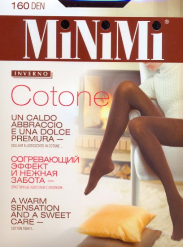 Колготки теплые, Minimi, Cotone 160 XL-XXL оптом