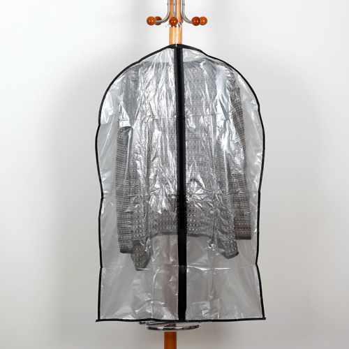Чехол для одежды 60×95 см, PE, цвет серый прозрачный