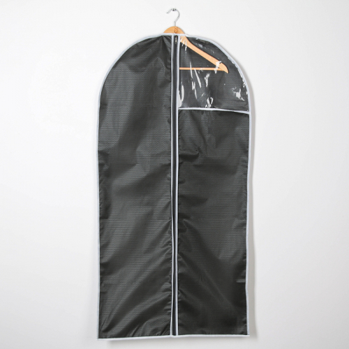 Чехол для костюмов и платьев «Шары», 120×60 см, цвет чёрный