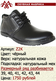 Зимняя обувь оптом: Z2K.