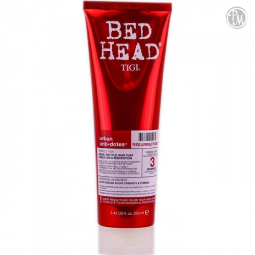 Tigi bed head resurrection шампунь восстанавливающий для слабых ломких волос 250мл