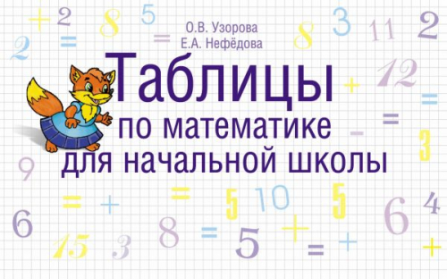 Таблицы по математике для начальной школы Узорова О.В.