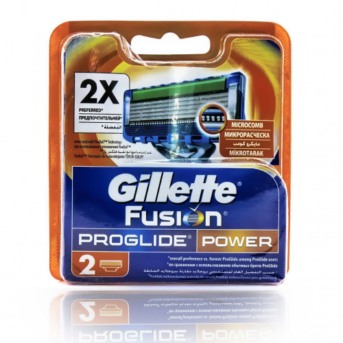 Gillette FUSION Power ProGlide (2шт) orig СП