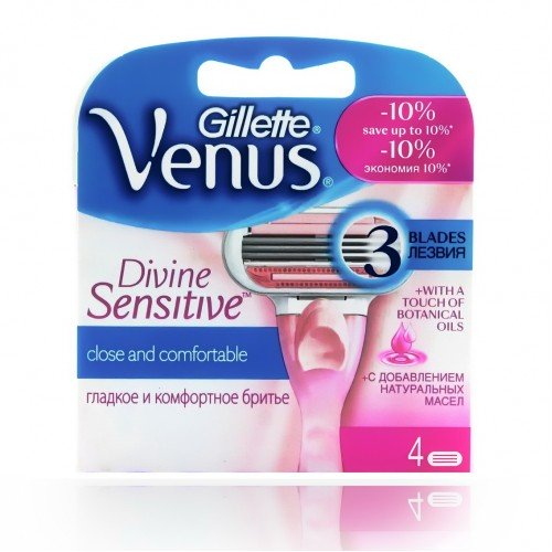 Gillette VENUS Divine (4 шт) RusPack orig СП