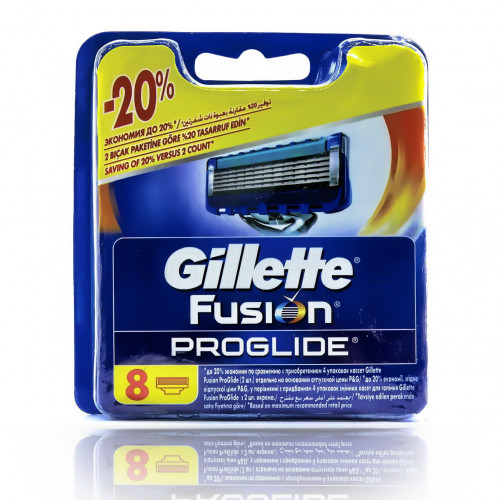 Gillette FUSION Proglide (8шт) RusPack orig СП