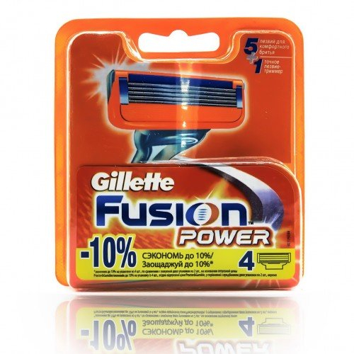 Gillette FUSION Power (4шт) orig СП