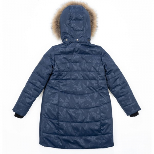 Пальто зимнее для девочки Эмили синее 230-20з Батик 