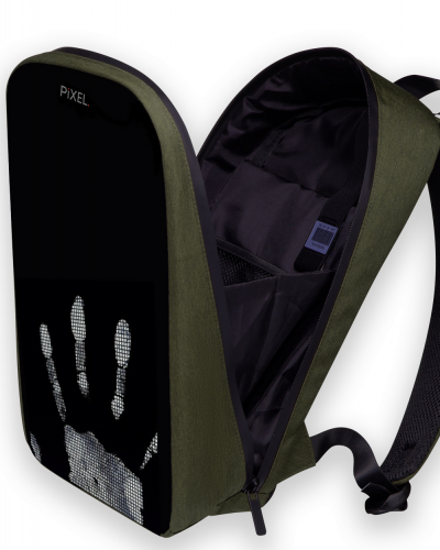 Рюкзак с LED-Дисплеем PLUS, цвет темно-зеленый