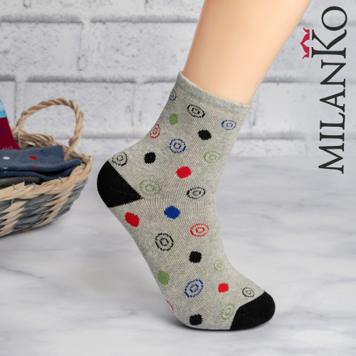 Подростковые носки махровые (Узор 5) MilanKo IN-072