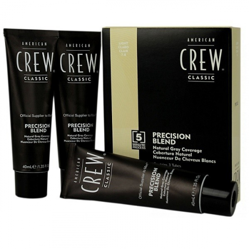 Краска-камуфляж для седых волос American Crew Precision Blend 3*40 мл
