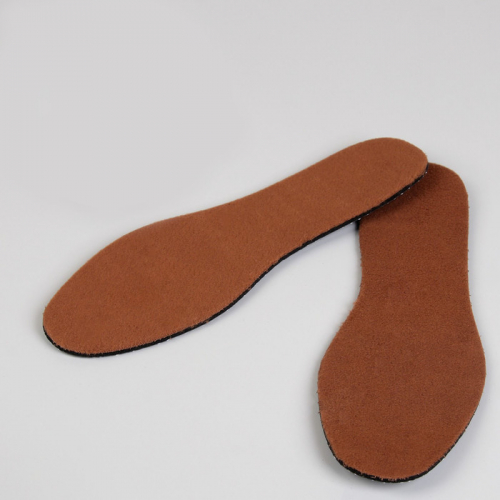 Стельки для обуви, 39 р-р, пара, цвет коричневый