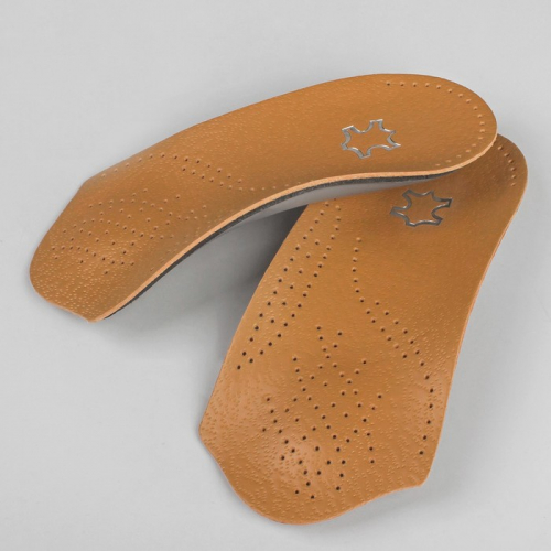 Полустельки для обуви, амортизирующие, дышащие, 41-42 р-р, пара, цвет коричневый