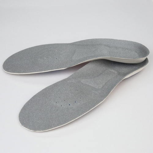 Стельки для обуви, универсальные, амортизирующие, дышащие, 41-46 р-р, пара, цвет серый