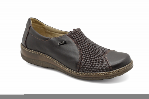 Туфли женские (714-11 Тёмно-коричневый)