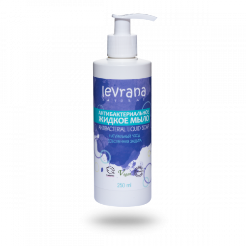Антибактериальное жидкое мыло  / 250 мл /ТМ Levrana