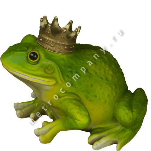 Фигура Лягушонок маленький с короной 12813