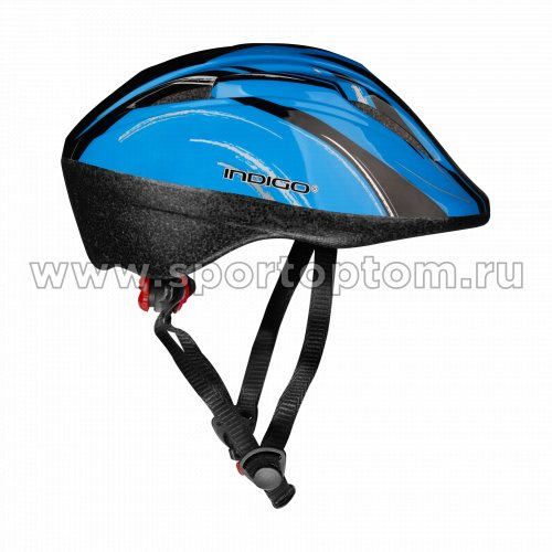 Шлем велосипедный детский INDIGO 6 вентиляционных отверстий IN318 Син