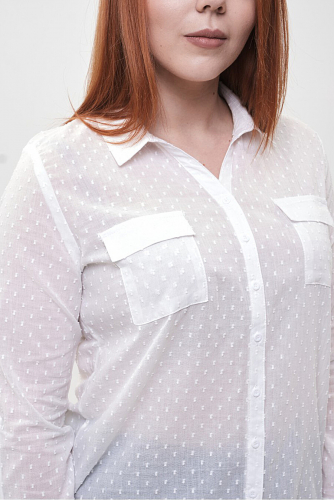 Блуза #208325Белый