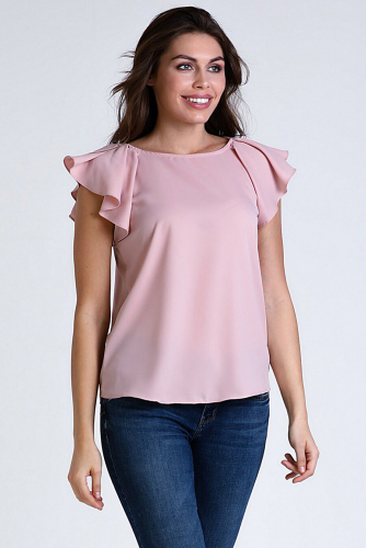 Блуза #208175Розовый5