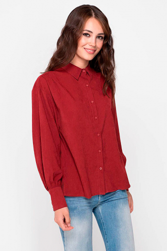 Блуза #209520Бордовый