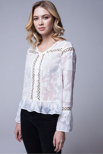 Блуза #209364Белый