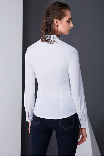 Блуза #209215Белый (Серебро)