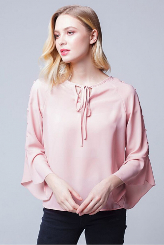 Блуза #209425Розовый