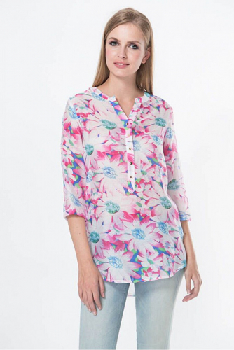 Блуза #209276Розовый