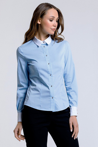 Блуза #209110Голубой32