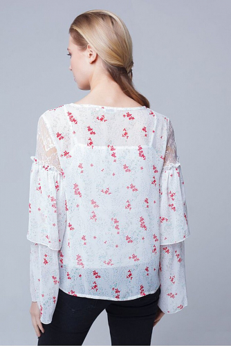 Блуза #209402Белый