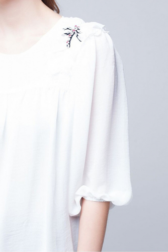 Блуза #208562Белый