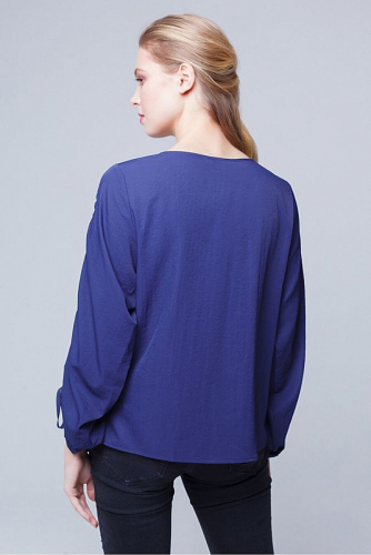 Блуза #209512Темно синий