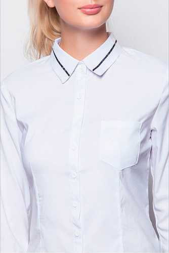 Блуза #209717Белый