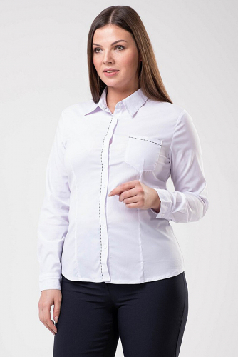 Блуза #208178Белый