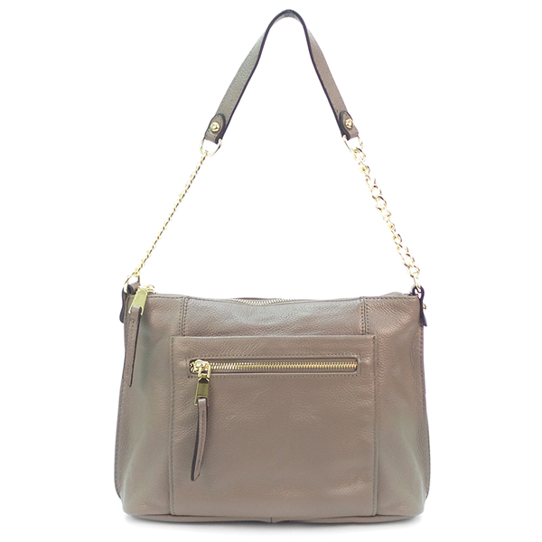 СКИДКА. Женская сумка Borgo Antico. Кожа. 5061 grey