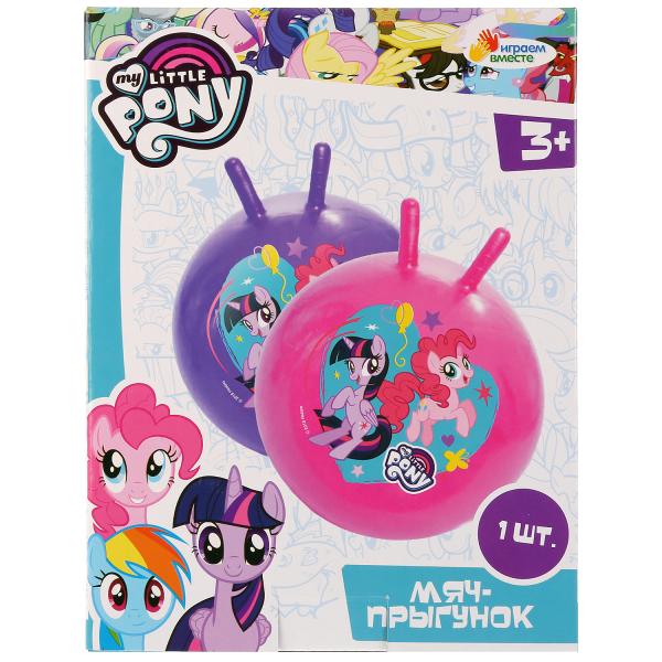 Мяч 'Играем вместе' 'Hasbro. Мой маленький пони' 55см с рожками, в ассорт. в русс. кор. в кор.24шт