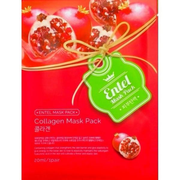 Тканевая маска с коллагеном и экстрактом граната Collagen Mask Pack