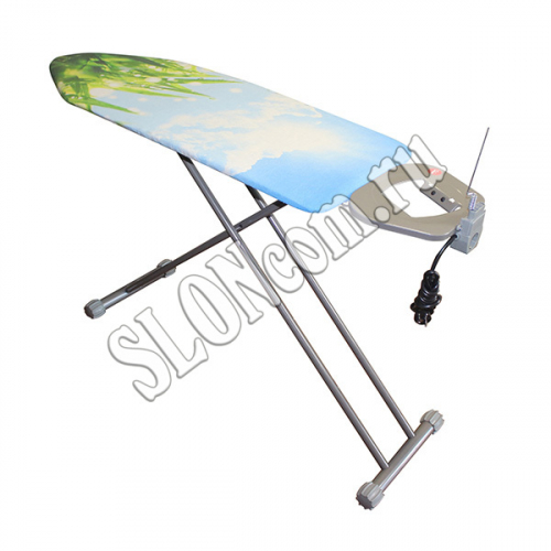 Доска гладильная HITT Long Board, 118*42см, розетка, подрукавник, сетка ...