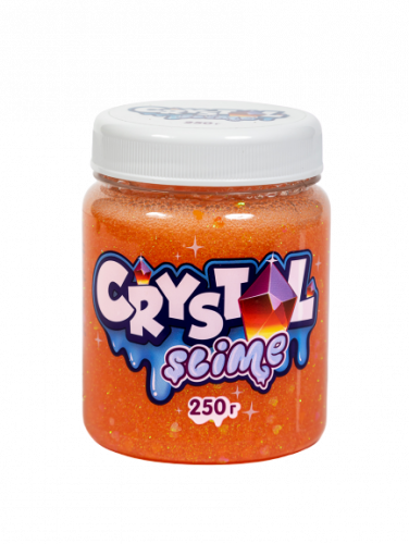 Игрушка ТМ «Slime» Crystal slime, апельсиновый, 250г
